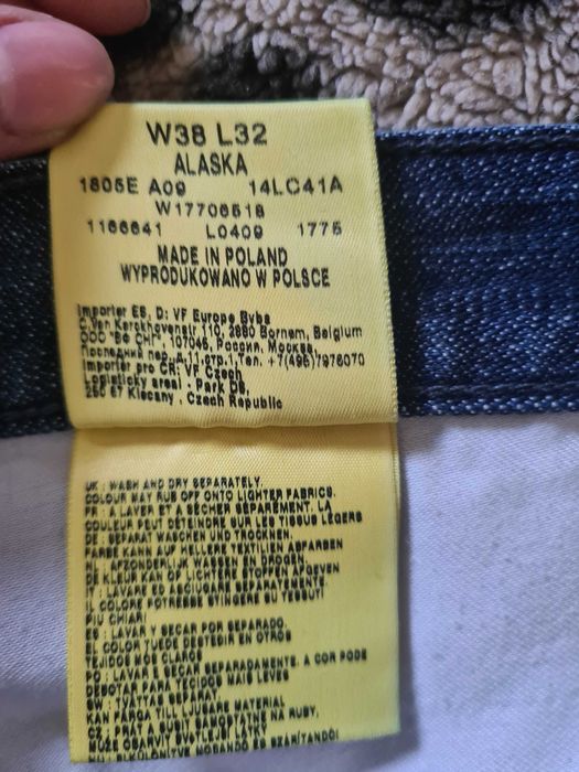 Spodnie Wrangler ALASKA W 36 / 38 na L 32