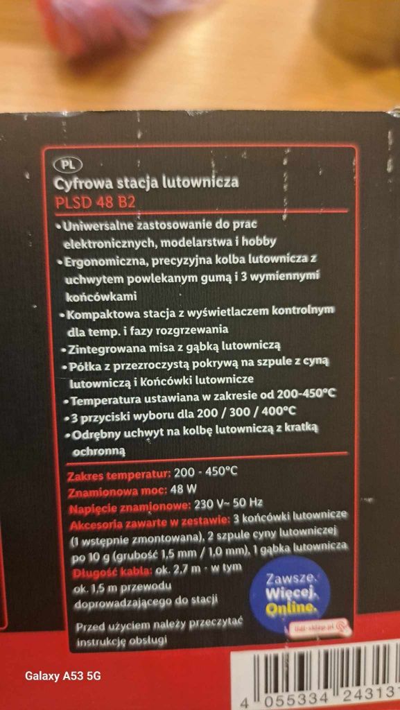 Cyfrowa stacja lutownicza