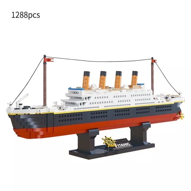 Klocki Titanic statek wycieczkowy 1288 sztuk