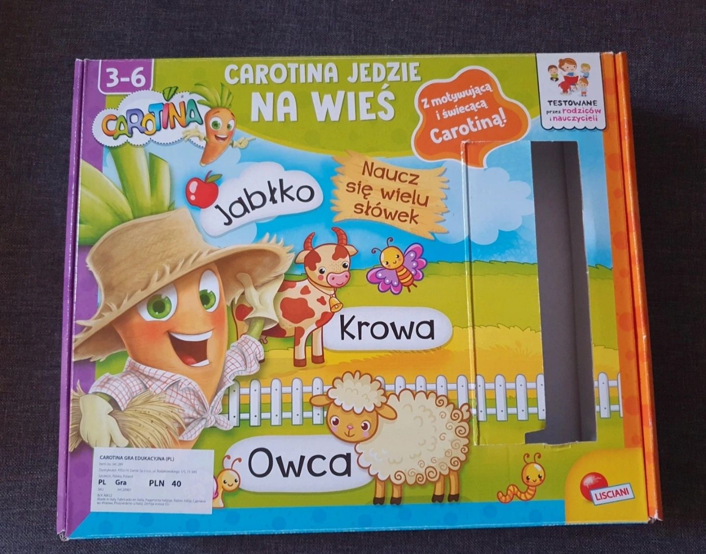 Gra edukacyjna Carotina jedzie na wieś