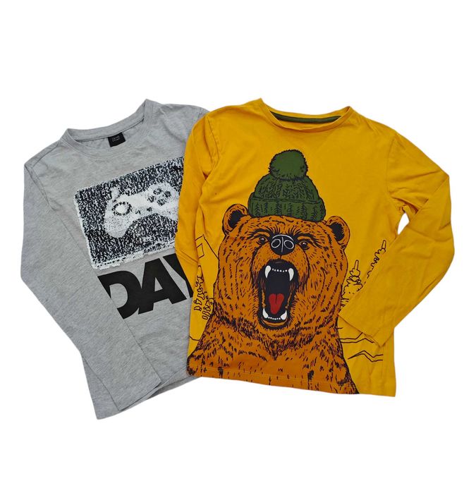 Bluzka dla chłopca 2 szt rozmiar 134-140