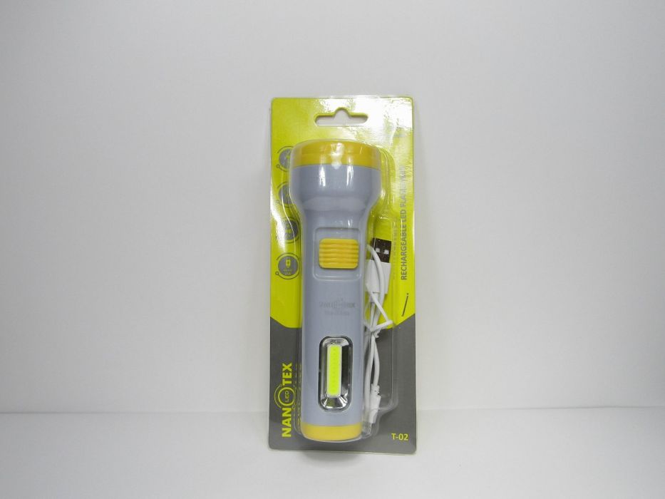 Ліхтарик Фонарик аккумуляторный USB Nanotex t-02