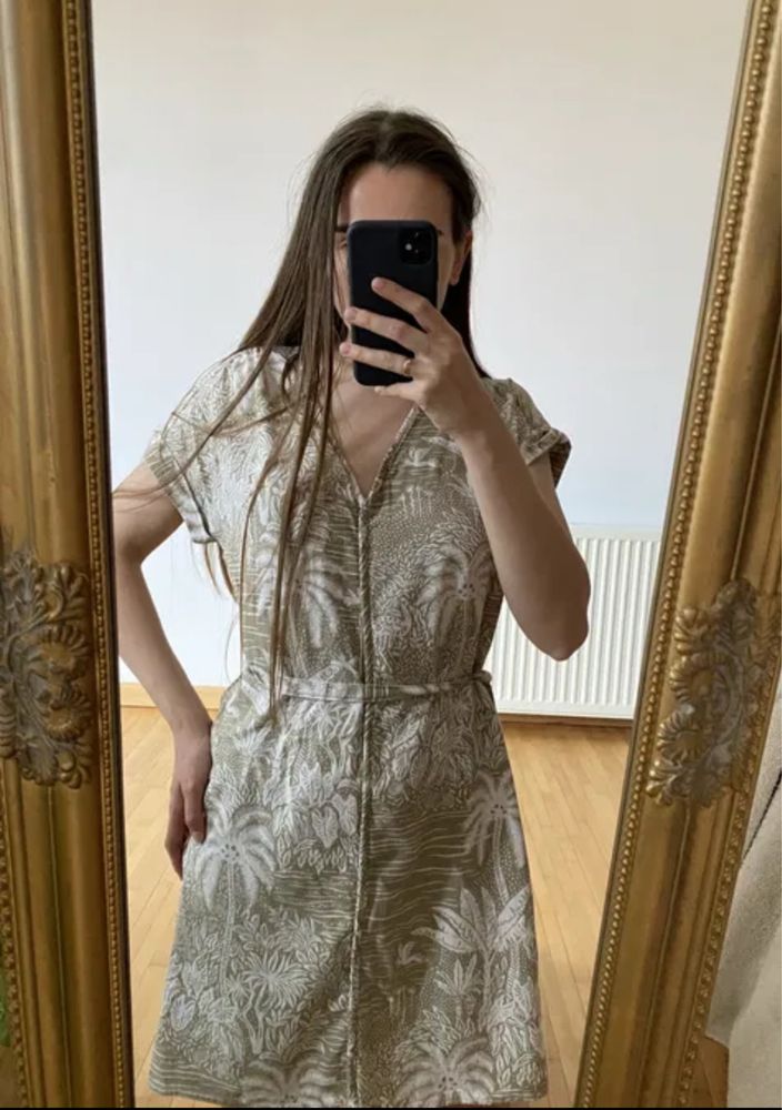 Сукня льон H and M x Desmond and Dempsey XS оригінал