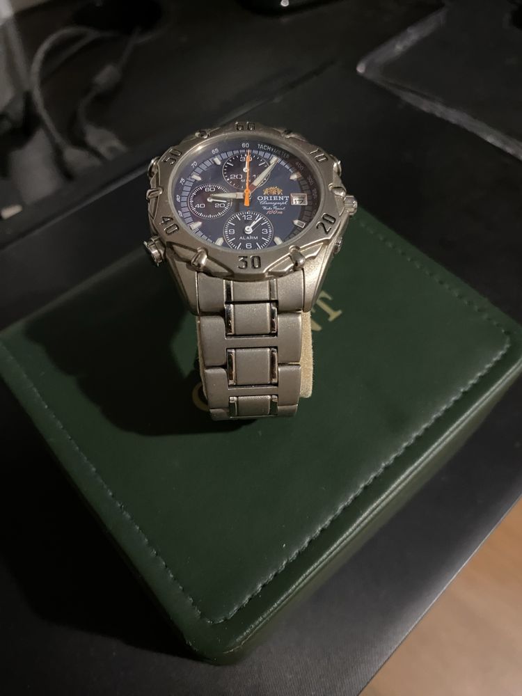 Relógio Orient Titanium Novo, Nunca Usado, ACEITO TROCAS
