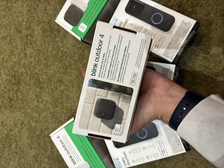 Pack Blink OutDoor 4 + Blink Video DoorBell SELADOS