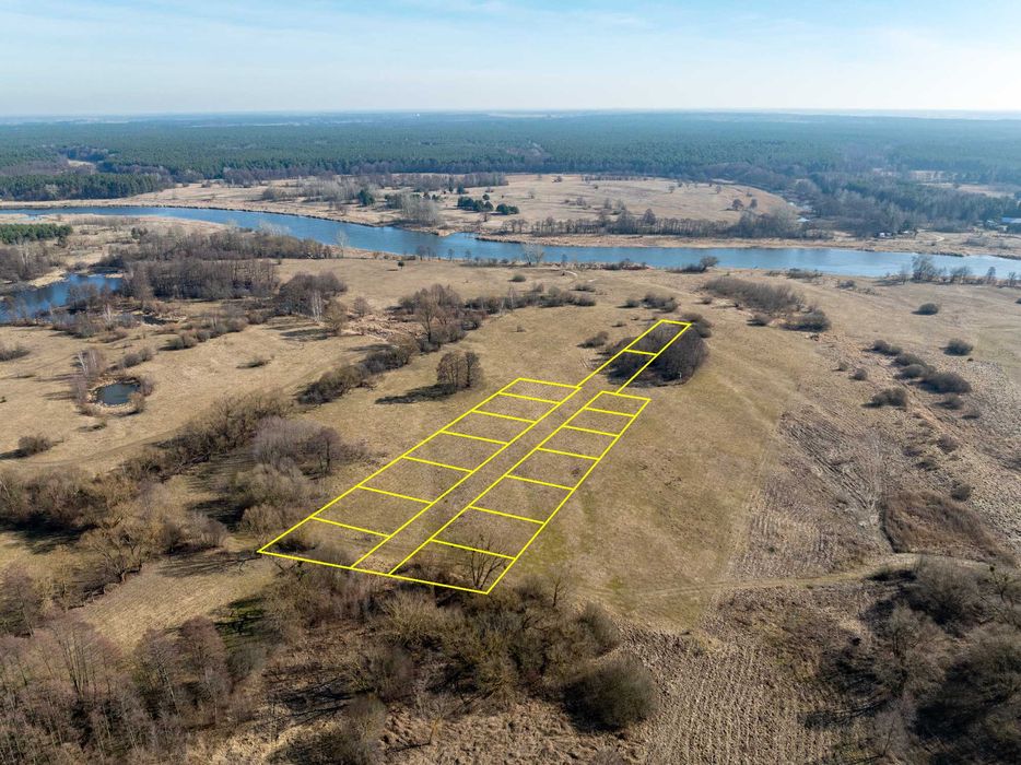 Działka 200m od rzeki Narwi pow. pułtuski