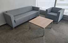 Komplet mebli wypoczynkowych, nowoczesny design, za 50% ceny