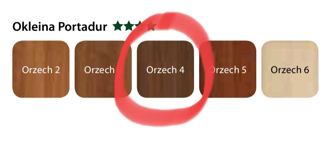 Drzwi Wewnętrzne PORTA NOVA -  5 szt. - 2 modele