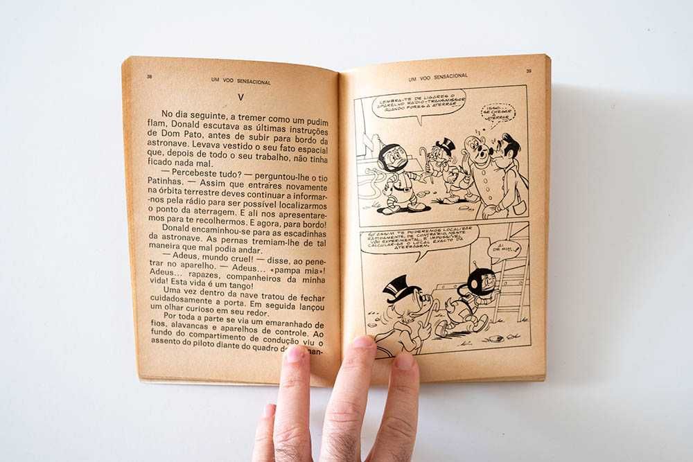 Livro antigo Walt Disney - Pato Donald - 1970