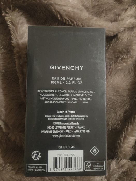 Perfume Givenchy mmw 100 ml