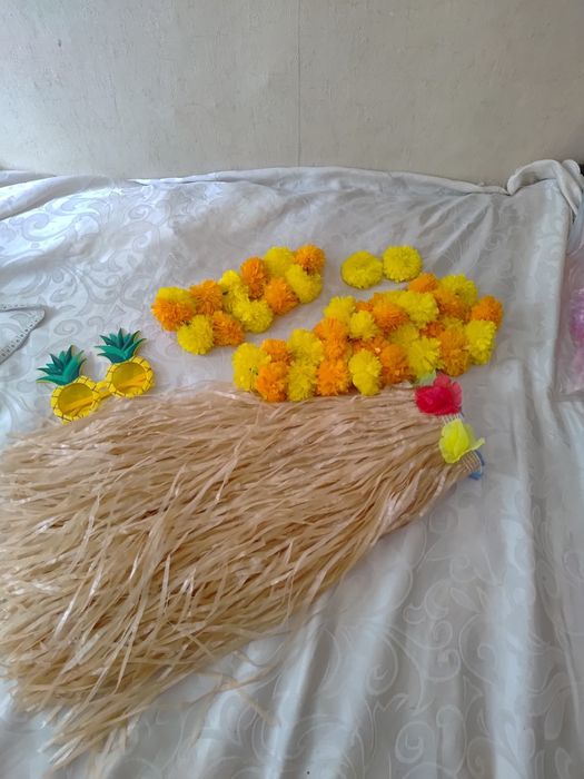 Strój przebranie hawajskie aloha Hawaje 5 części roz uniwersalny