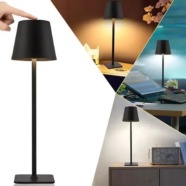 Настольная аккумуляторная лампа, лампа с аккумулятором