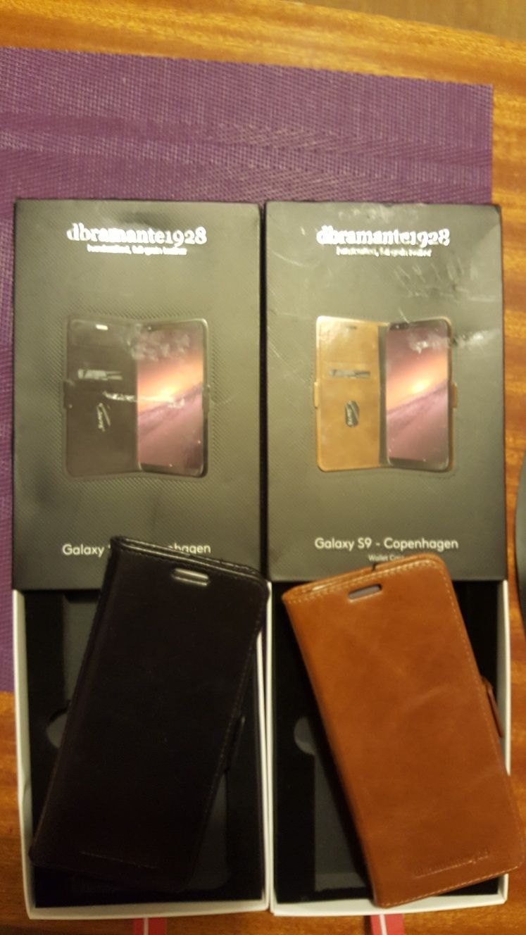 Sprzedam etui skórzane do Samsunga Galaxy S9 i S10