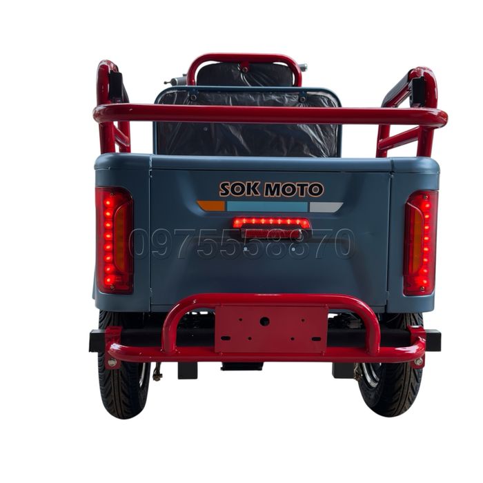 ‼️Электротрайк 2000W-72V-28Ah шини 10"