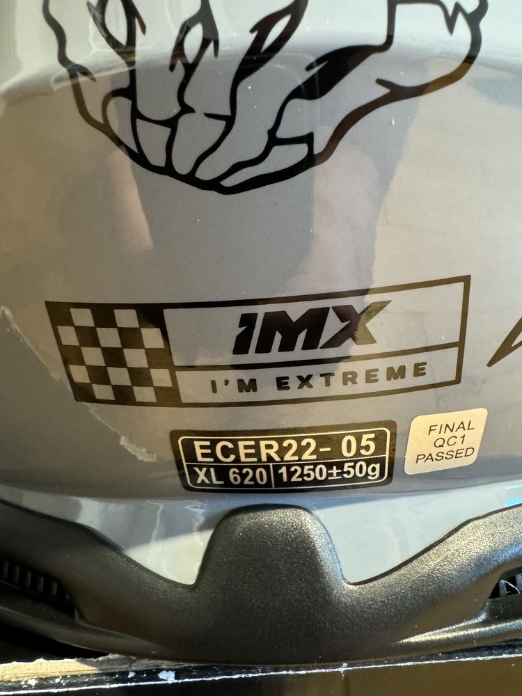 Kask IMX FMX-02 XL plus gogle IMX DUST cross atv enduro quad