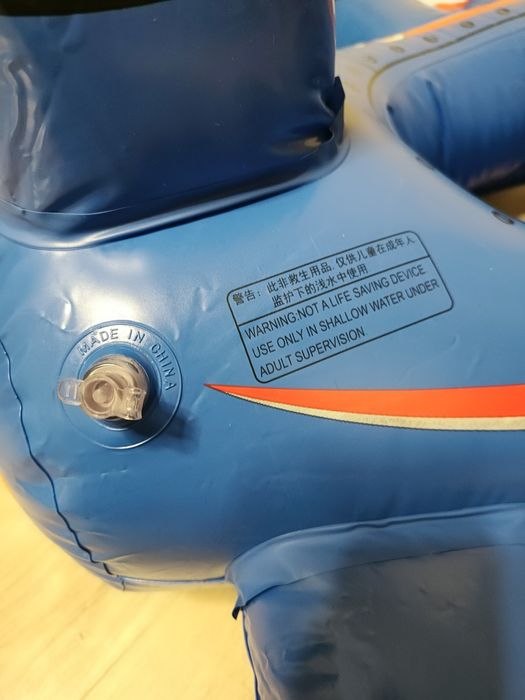 Dmuchany nadmuchiwany materac do pływania koło samolot