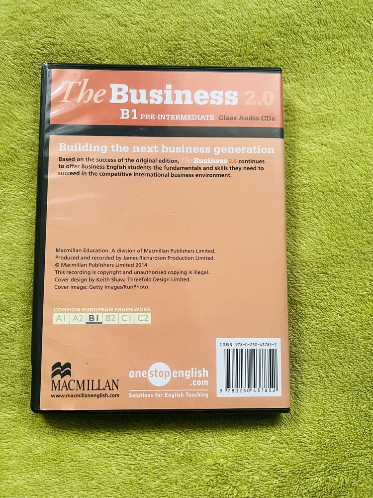 The Business 2.0 B1 pre-intermediate Classic audio cds