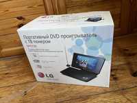 Портативний DVD програвич Lg з ТВ тюнером і портом usb.