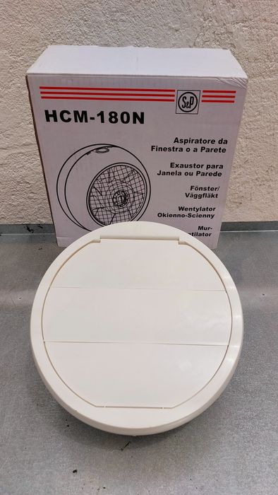 Ventilador extrator 600 m3h P/ parede o vidro