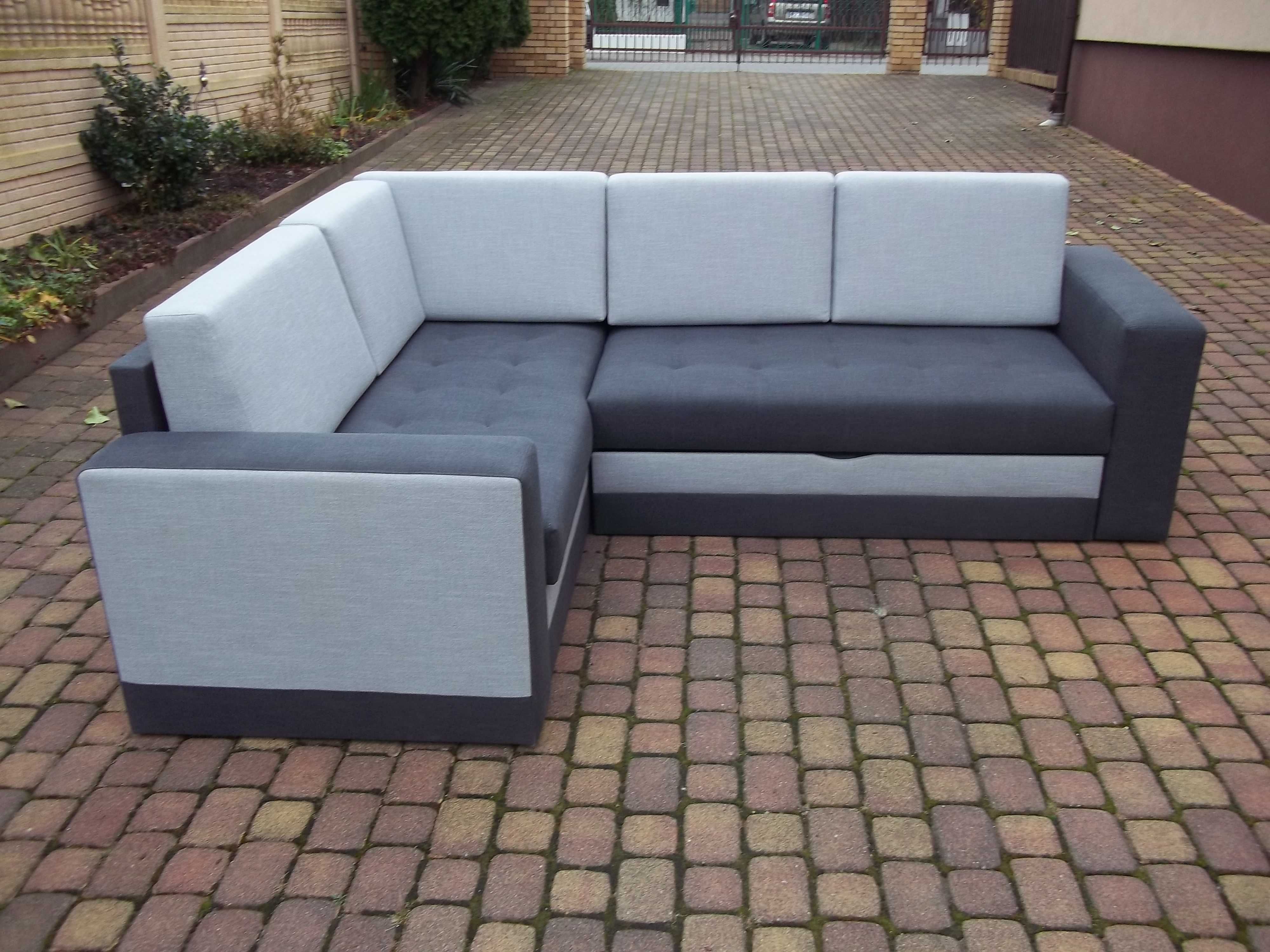 Narożnik-sprężyny/pojemnik/150cm szeroka pow. spania/producent