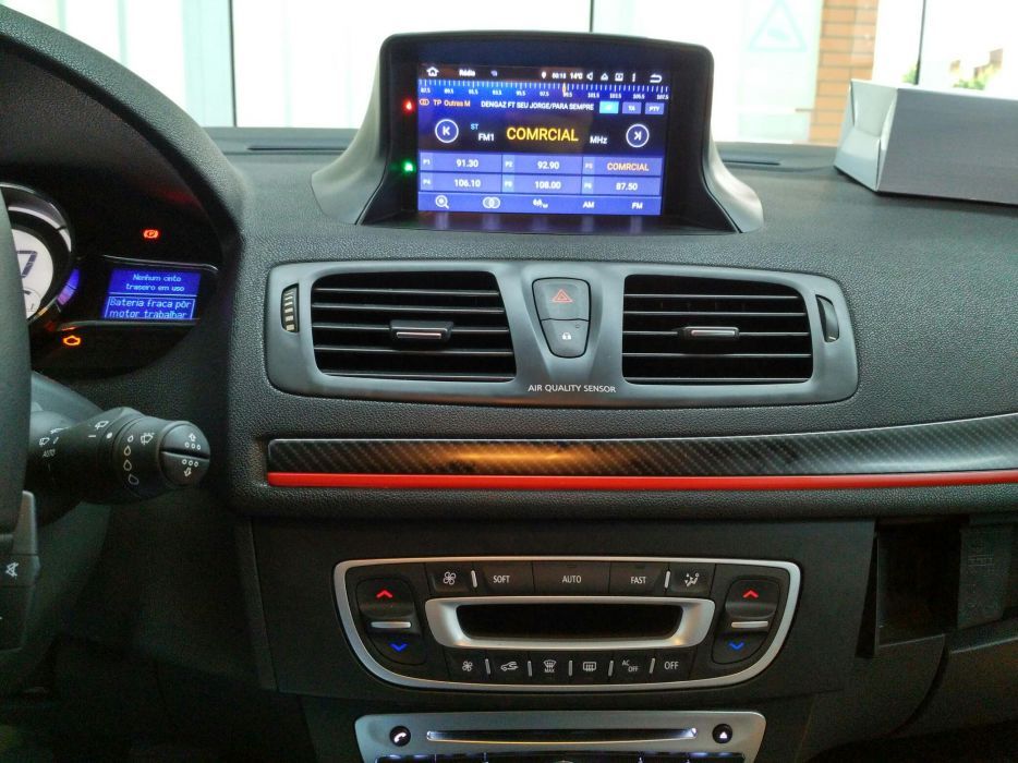 Auto rádio renault megane 3 gps dvd bluetooth usb android