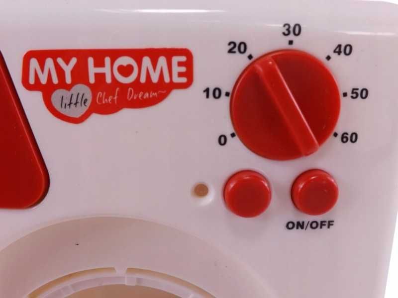 Automat na baterie dla dzieci czerwonobiała pralka 3216