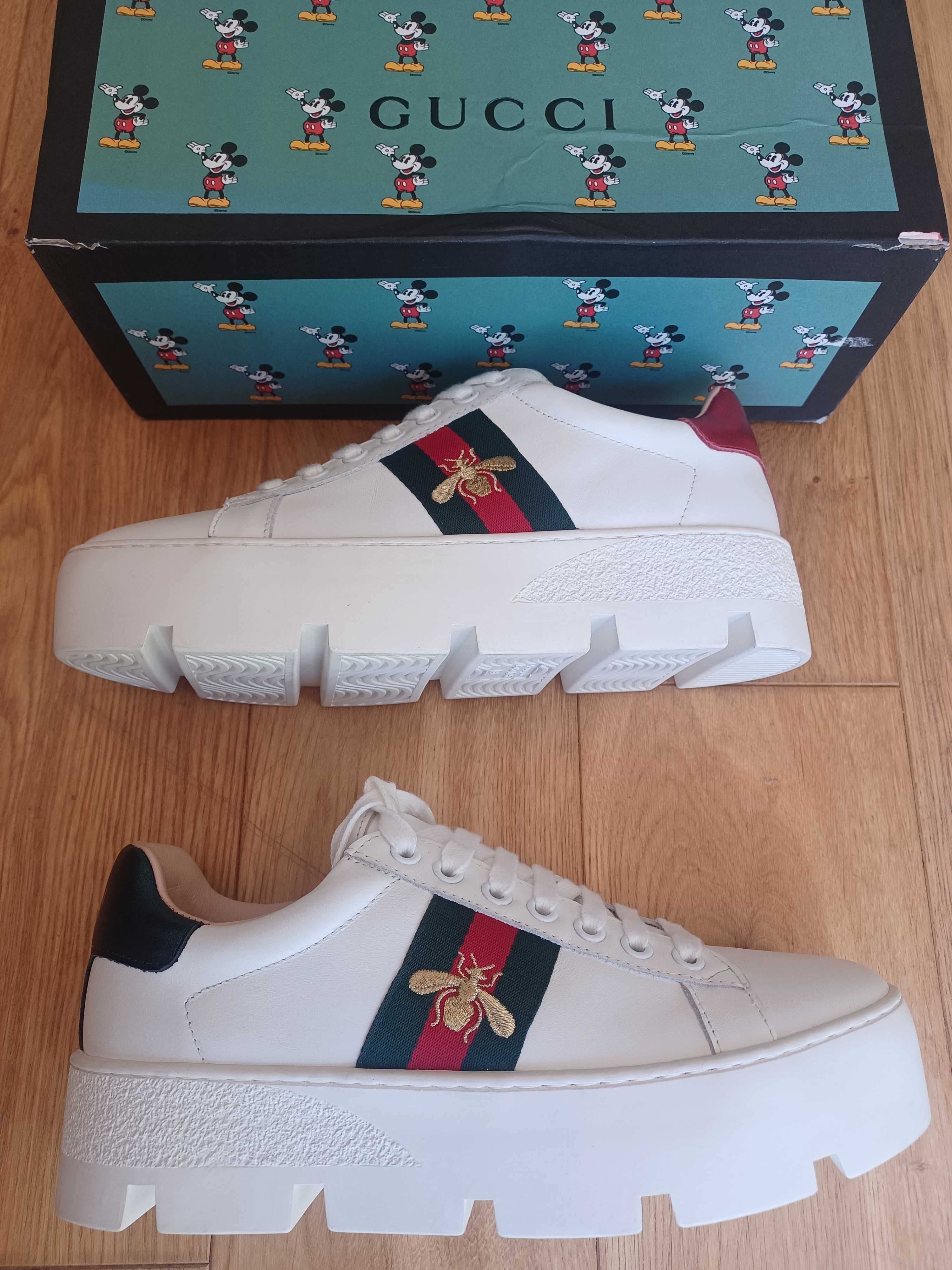 Buty firmy GUCCI rozmiar 39 NOWE skóra naturalna