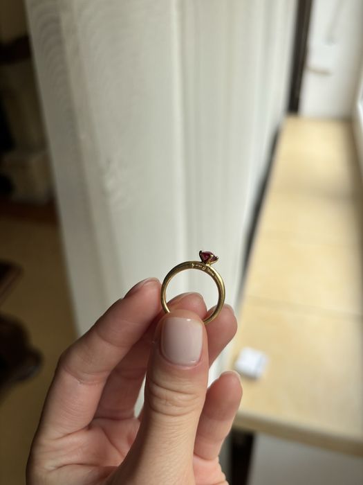 Pierscionek Eksplozja Miłości Platerowanie z 14K złota Pandora