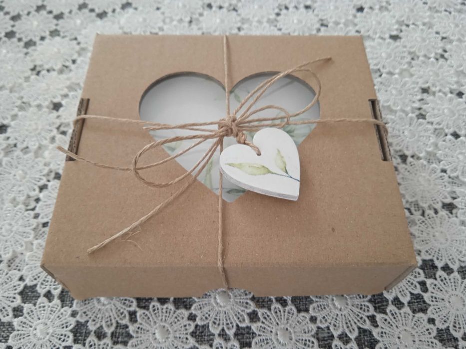 Podkładki pod kubki 6 szt. Zapakowane na prezent