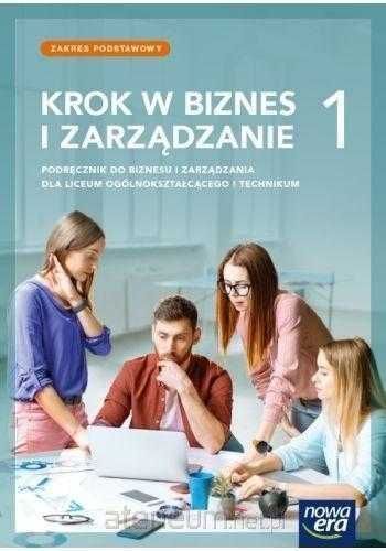 NOWA_ Krok w biznes i zarządzanie 1 Karty Pracy + Podręcznik Nowa Era