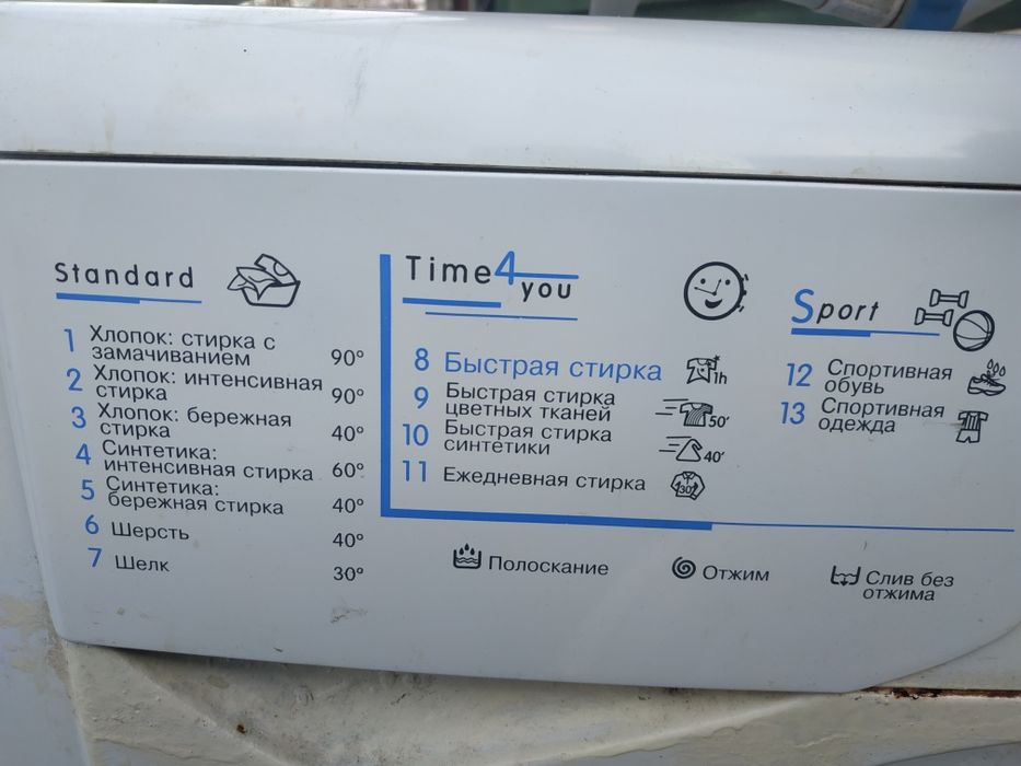 Продам стиральную машину inbesit wiul83(csi)