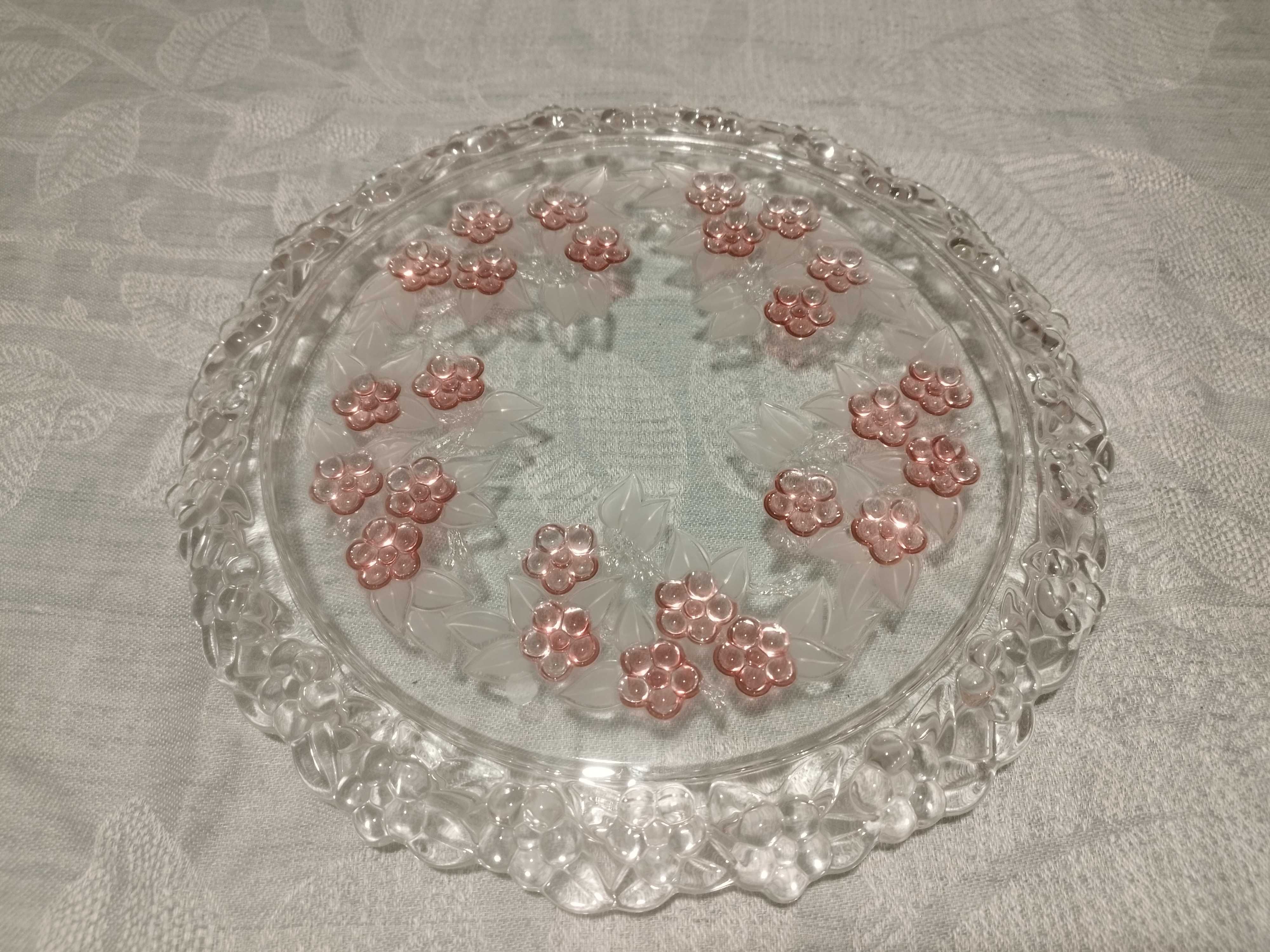 Patera Na Ciasto / Tort Szklana Walther Glass Carmen Rose 31,5 cm