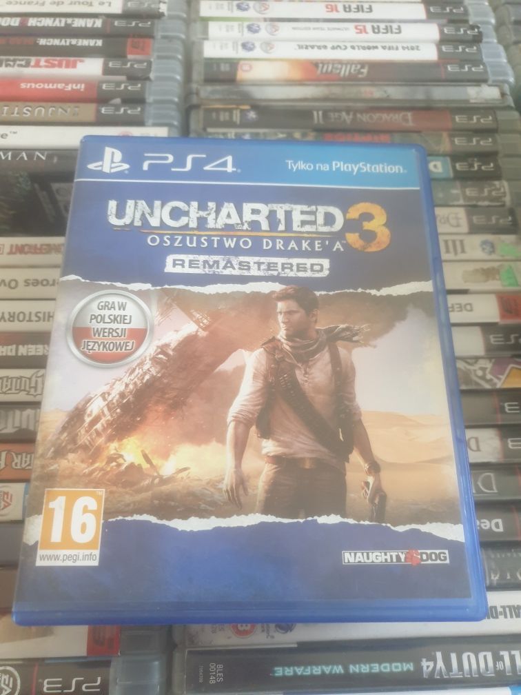 Uncharted 3 oszustwo drakea PL Remastered ps4 ps5 playstation 4 5