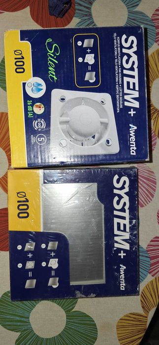 Nowy wentylator ścianny/sufitiowy awenta fi 100 + maskownica