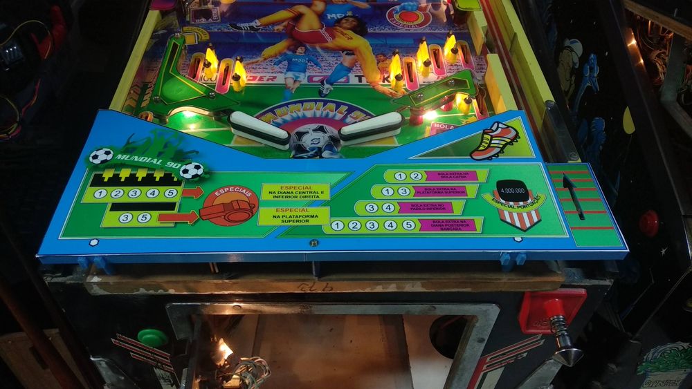 Plástico para flipper Mundial 90