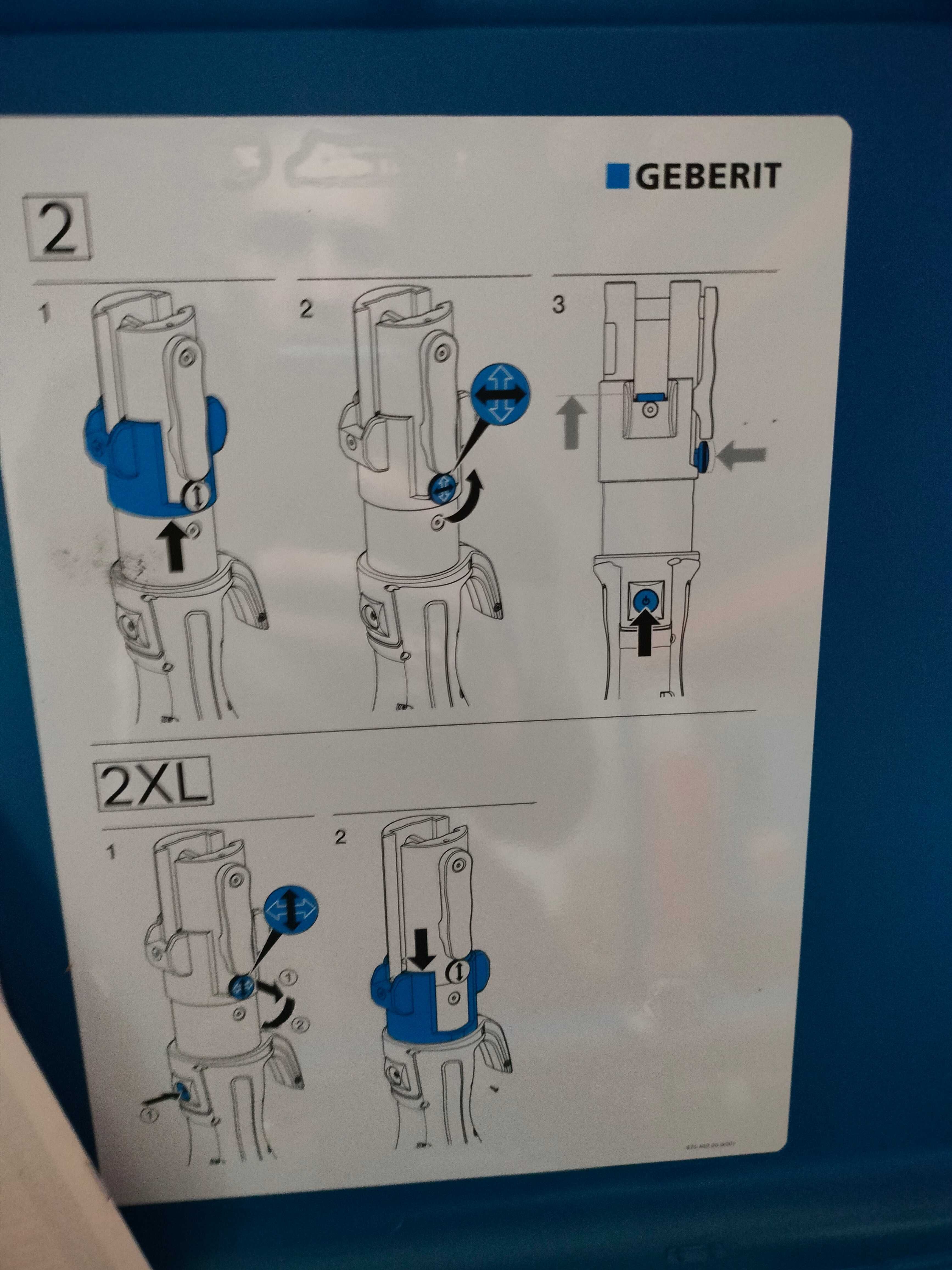 Nowa FAKTURA VAT Zaciskarka prasa GEBERIT ACO 203XL plus Novopress