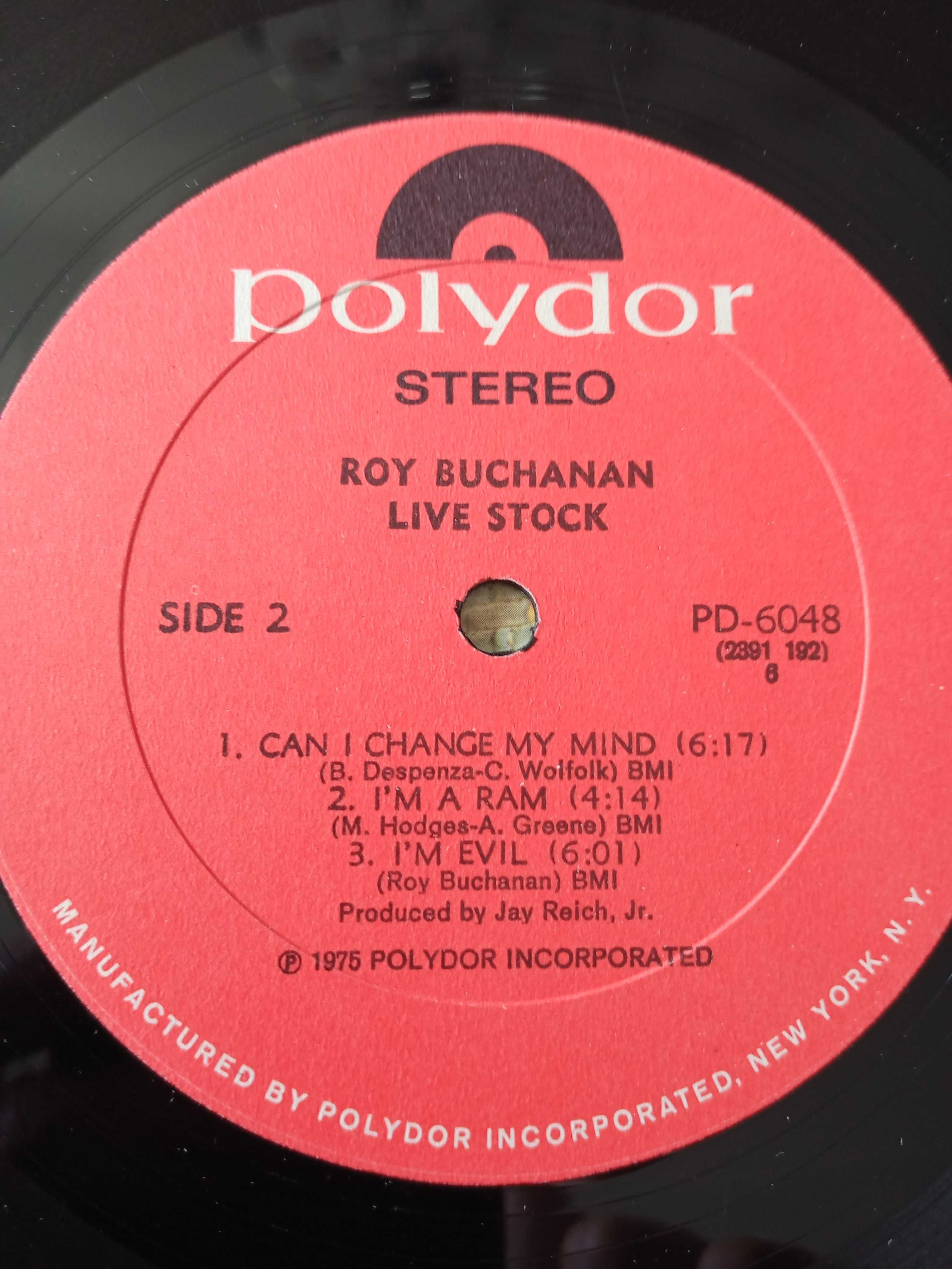 Roy Buchanan Live Stock 1975 r.