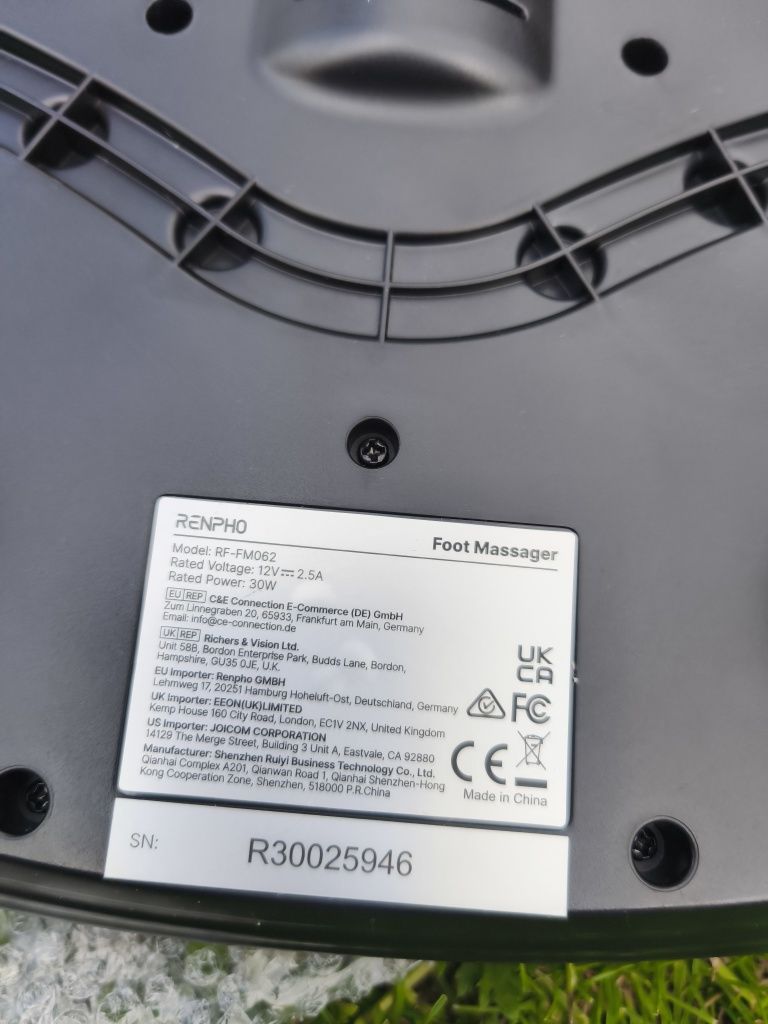 Масажер Renpho Shiatsu RF-FM062 для ніг Німеччина
