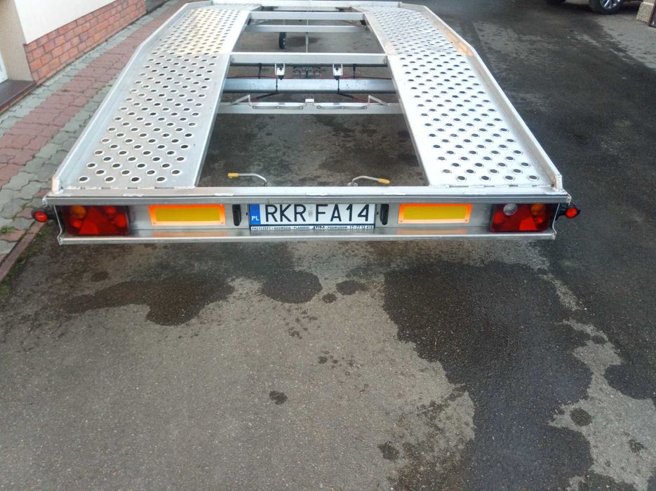 Laweta samochodowa aluminiowa Masa własna 400kg DMC 2000kg STIM