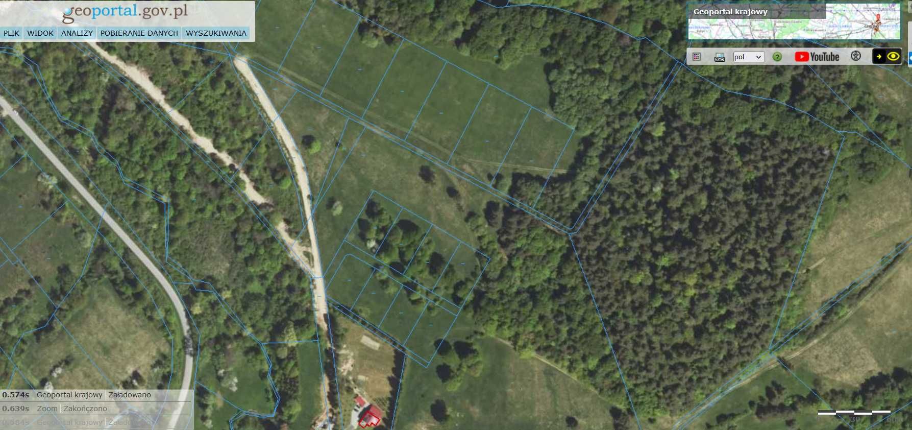 Bieszczady Solina Polańczyk Działka Budowlana WZ.