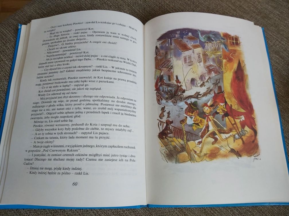 Książka Carlo Collodi Pinokio Jan Marcin SZANCER