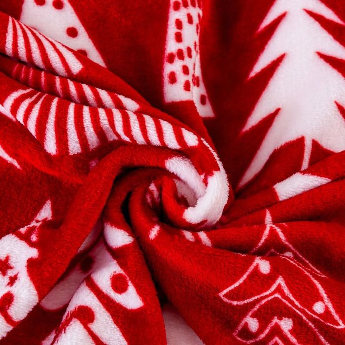 Koc Świąteczny 200x220 narzuta na łóżko kanapę sofę Mikrofibra Donato