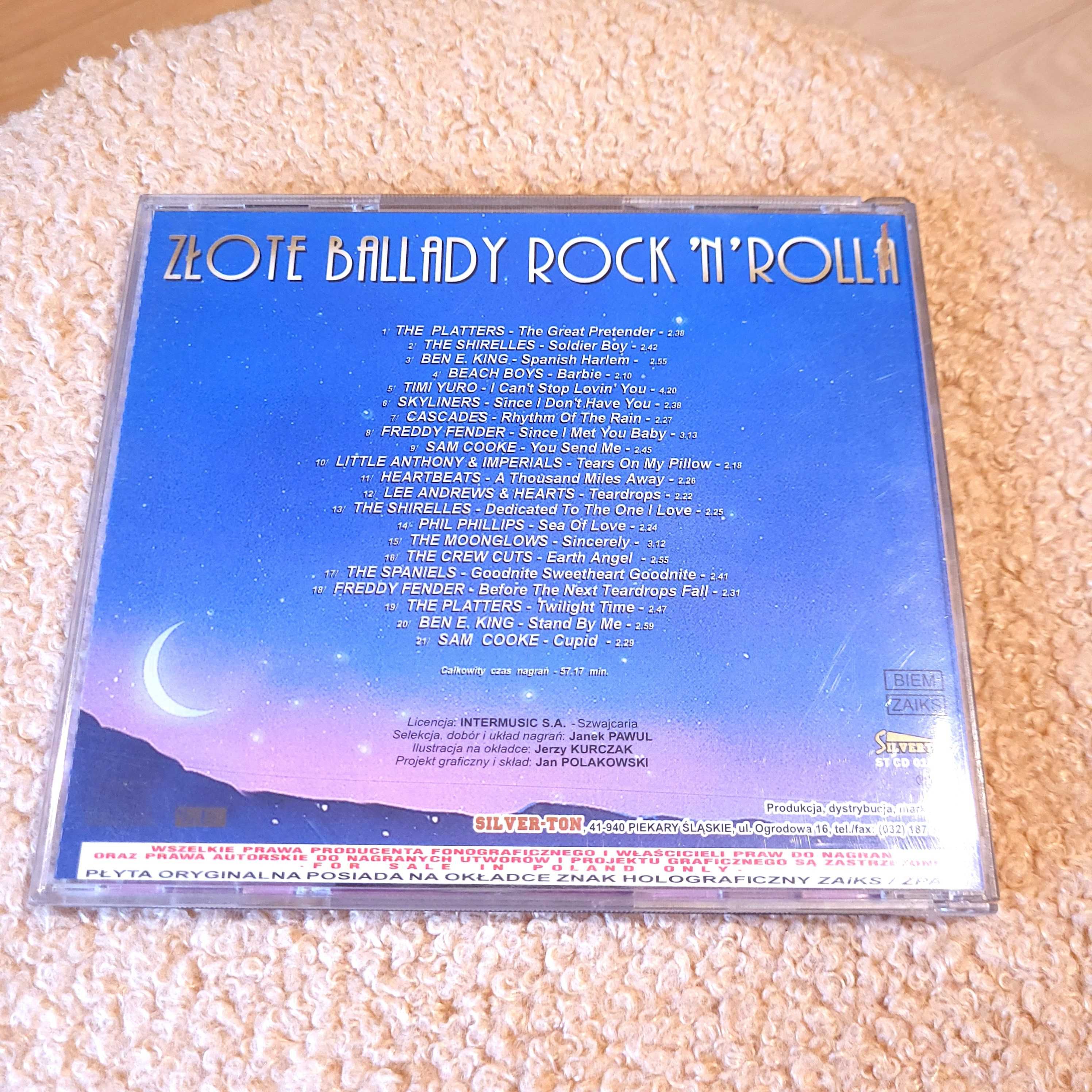 Złote ballady rock and rolla płyta CD