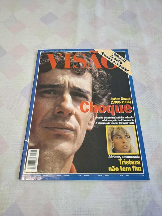 Ayrton Senna - 1994 - toda a reportagem na Revista Visão