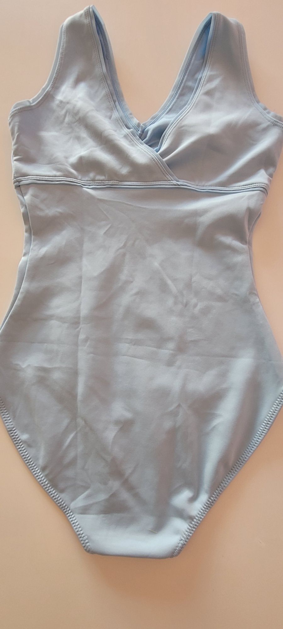 Maillot ballet  azul bálticos - tamanho 14/15 anos