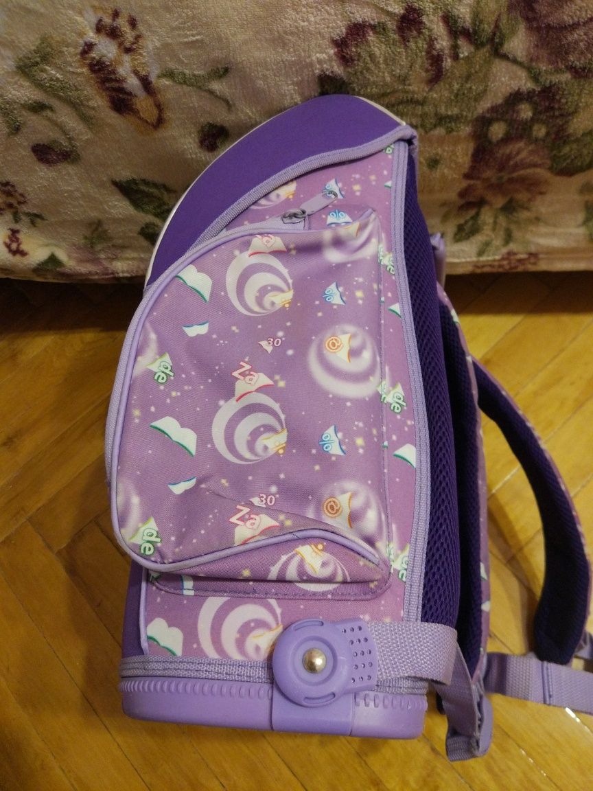 Ортопедический каркасный ранец, портфель для девочки Tiger Family