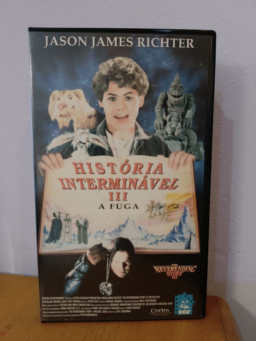 História Interminável 3 - A Fuga - Vhs