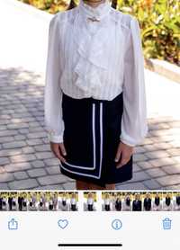 Святкова блузка на дівчинку 140 см