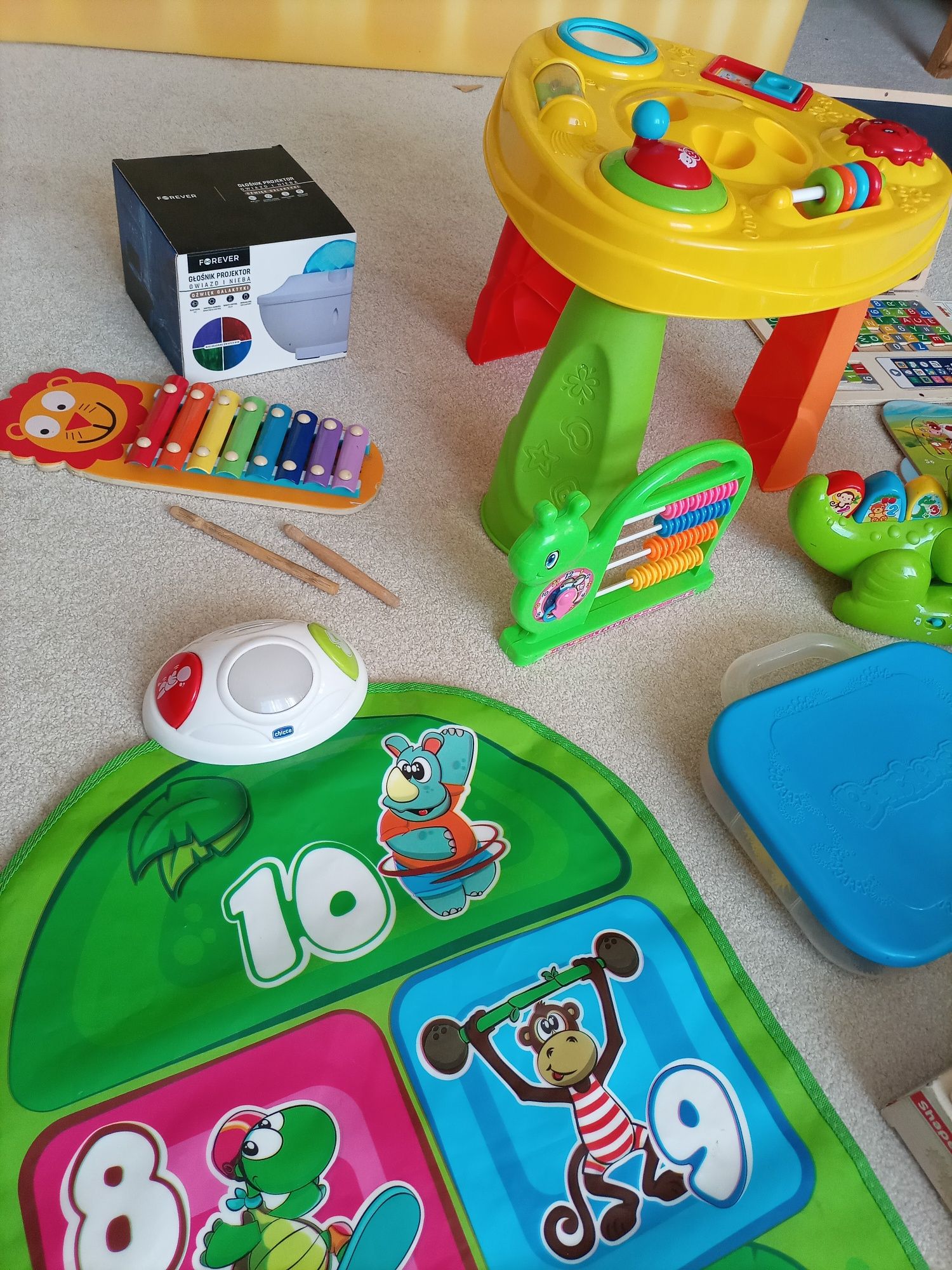 Cymbałki stolik gry puzzle tablicz tor pojazdy zoo skoczki klasy rzepy