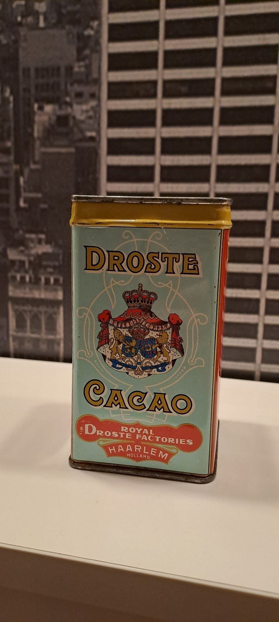 Zabytkowa puszka Droste Cacao